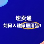 如何入驻速卖通家居用品类目？新手必知攻略