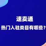 速卖通热门入驻类目有哪些？入驻流程条件