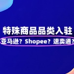 特殊商品入驻哪个跨境平台好？亚马逊？Shopee？速卖通？