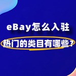 怎么入驻eBay？热门的类目有哪些？