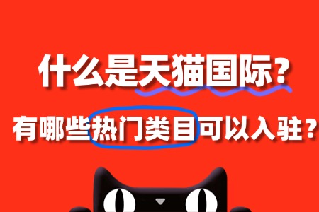 什么是天猫国际?有哪些热门类目可以入驻?