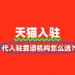 天猫代入驻服务推荐：靠谱机构怎么选？