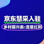 乡村振兴类入驻：京东慧采流量红利